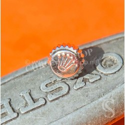 Rolex 24-604-3 Rare GENUINE Ø6mm Ref 604 CROWN WINDER MONOBLOC SSTEEL TWINLOCK