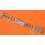 Rare 60's Swiss band Ssteel Watch Rivets Flats opened links Sport Bracelet 24,22,20,18mm Zenith,Enicar,Longines,Heuer,Omega