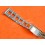 Rare 60's Swiss band Ssteel Watch Rivets Flats opened links Sport Bracelet 24,22,20,18mm Zenith,Enicar,Longines,Heuer,Omega
