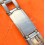 Rare 60's Swiss band Ssteel Watch Rivets Flats opened links Sport Bracelet 24,22,20,18mm Zenith,Enicar,Longines,Heuer,Omega