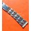 Vintage 70's Rare Swiss band Ssteel X style Watch Folded links Bracelet Zenith,Longines,Heuer,Omega 19mm ends