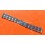 Vintage 70's Rare Swiss band Ssteel X style Watch Folded links Bracelet Zenith,Longines,Heuer,Omega 19mm ends