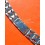 Vintage 70's Bracelet Acier plié motifs X Montres 19mm montres vintages ZENITH,Heuer,IWC,Breitling,Movado,Enicar,OMEGA