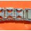 Vintage 70's Rare Swiss band Ssteel X style Watch Folded links Bracelet Zenith,Longines,Heuer,Omega 19mm ends