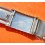 Bracelet vintage incurvé 24mm 70's Acier montres vintages Zenith,Tissot,Heuer,IWC,Breitling,Movado,Enicar,Omega,ZRC