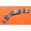 Bracelet Ancien perforé articulé Racing 70's Acier Montres Vintages 17mm Rally Navitimer Serge Gainsbourg