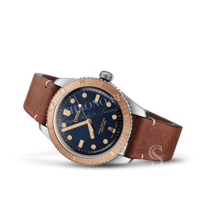 Oris Divers Sixty-Five 7707 Bronze Original Watch part screwed