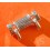 Accessoire montres maillon acier finition polie articulé 18mm large style jubilée