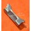 Watch part accessory 1x End piece 18mm Stainless steel satined finish for sale