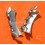 Vintages watch spares ssteel bipolished 2 x endlinks 18mm stamped P464-687 end parts jubilee bracelet watch for sale