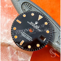 Vintage 80's Original Rolex Orange Patina GMT Master 16750, 16700 Glossy tritium swissT 25 Watch Dial cal 3075