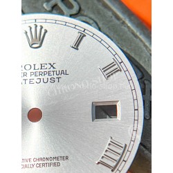 Rolex Genuine Silvered Silk WG Romans numerals dial Datejust 16230,116234,116200,16233 calibres 3035,3135