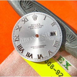 Rolex Genuine Silvered Silk WG Romans numerals dial Datejust 16230,116234,116200,16233 calibres 3035,3135