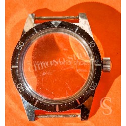 Aqualung Vintage Watch diver case 1960's Schild Aqualung Orator steel 38mm Automatic Skin Diver case for sale