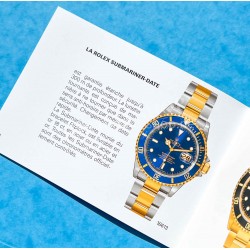 Rolex 2003 Submariner,Sea Dweller booklet manual french Submariner watches 14060M,16613,16610,16618,16600