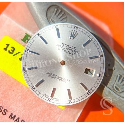 Rolex Genuine Silvered Silk white gold batons stick dial Datejust 16230,116234,116200,16233 calibres 3035,3135