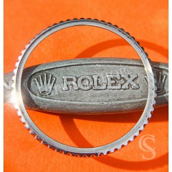 ☆★ VINTAGE ROLEX LUNETTE ACIER ROTATIVE BIDIRECTIONNELLE MONTRES ANCIENNES GMT MASTER 1675, 16750 ☆★