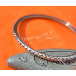 VINTAGE ROLEX LUNETTE ACIER ROTATIVE BIDIRECTIONNELLE MONTRES ANCIENNES GMT MASTER 1675, 16750