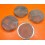 Metal basket for ultrasonic cleaner multicleaning aluminium basket with Steel 5 separations Ø64 mm