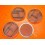 Metal basket for ultrasonic cleaner multicleaning aluminium basket with Steel 5 separations Ø64 mm