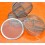 Metal basket for ultrasonic cleaner multicleaning aluminium basket with Steel 5 separations Ø64 mm