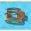 Vintage Medium 12 /10mm BIG LOGO Gold plated Rolex or Tudor Buckle  Antique Gold Filled Rolex Watch Buckle 