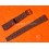FORTIS BRACELET MONTRES AUTHENTIQUE CUIR LEZARD MARRON TABAC 17mm EXTRA FIN AVEC BOUCLE ARDILLON
