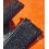 Bracelet montres vintage façon cuir alligator noir plastique rigide SWISS MADE 16mm ref 109S 16M