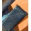 Bracelet montres vintage façon cuir alligator noir plastique rigide SWISS MADE 16mm ref 109S 16M