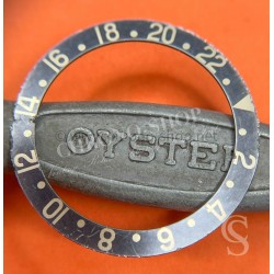 Rolex 70's Fat Font Faded smoked color grey 1675,16758,16750,1675/8, 1675/3 GMT Master Watch Bezel Insert part