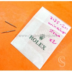 Genuine Rolex 3135-201 Winding Stems x 2 Watch Crown 201 Caliber 3135, 3130 Submariner 14060,14060M,16610 watches