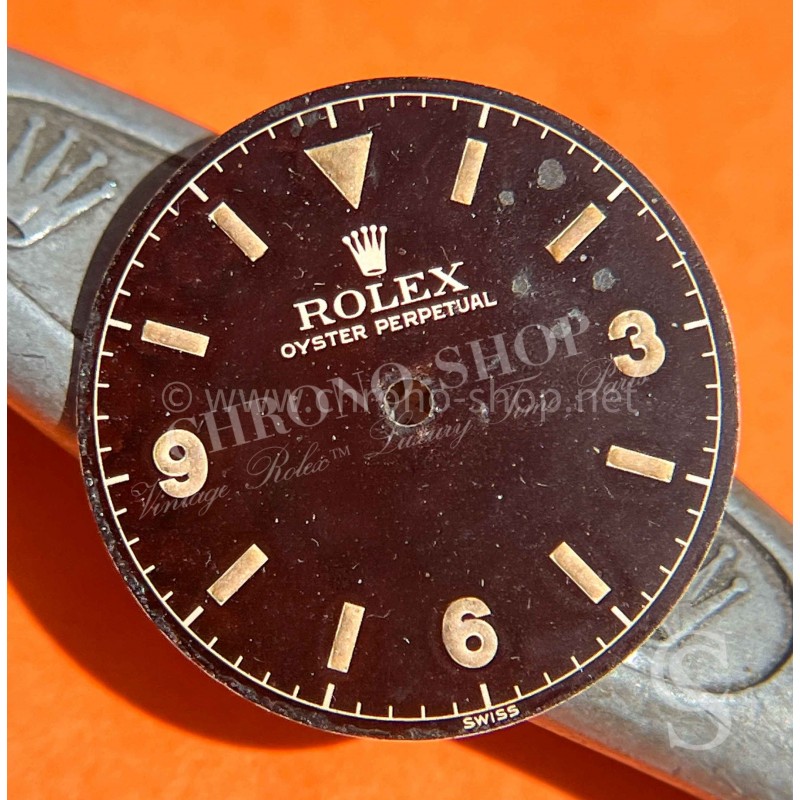 Rolex 1954 Original Legendary Watch dial Submariner 6200 KING SUB 1954 Gilt Original  Swiss Chaptering dial for sale