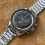 Original Speedmaster Fixage acier 19mm n°6 incurvé finition bipolie montres vintages 50's bracelets Omega 7077,7912,1501,1035