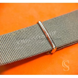 VINTAGE ORIGINAL JAMES BOND NATO DARK GREY COLOR BRACELET TAN BUCKLE 007 WATCHES 6538,6536,5510,5517,5508