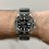 VINTAGE 80's BRACELET NATO 20mm COULEUR GRIS ANTHRACITE MONTRES ANCIENNES SUBMARINER JAMES BOND 6538,6536,5510,5508,5517
