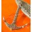 Originale Ancre acier vintage montre Rolex submariner 300m Submariner 14060, 14060M, 16610LV, 16610, 16800, 168000 accessoires