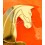 OMEGA Original Rare Watch Emblem Brass Gold color rocking Seahorse Shop Display Seamaster diver watches