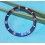 Stunning 90's Dark Blue color Rolex Submariner Tutone 16803, 16613, 16808, 16618, Gold Watch Bezel Insert Part