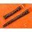Vintage 70's Swiss Made Leather plastic waterproof alligator style black color watch strap 16mm Ref 109S 16M