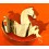 OMEGA Original Rare Watch Emblem Brass Gold color rocking Seahorse Shop Display Seamaster diver watches
