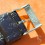 Vintage 70's Swiss Made Leather plastic waterproof alligator style black color watch strap 16mm Ref 109S 16M