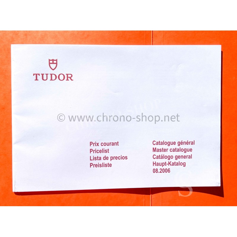 Tudor catalogue officiel prix 2006 Fourniture...