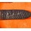 VINTAGE BRACELET CHAMPION MONTRES AUTHENTIQUE CUIR LEZARD COULEUR NOIR 19mm EXTRA FIN