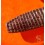 VINTAGE BRACELET HADLEY ROMA MONTRES AUTHENTIQUE CUIR LEZARD COULEUR MARRON CHOCOLAT 16mm