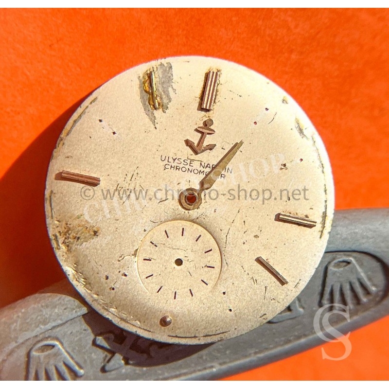Ulysse Nardin Original 50's Watch Chronometer dial Collection 29mm beige color for restore Ulysse Nardin Original 50's Watch Chronometer dial Collection 29mm beige color for restore