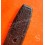Vintage 70's Swiss Made Leather plastic waterproof alligator style black color watch strap 16mm Ref 109S 16M