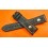 Original Hanhart Leather strap PIONEER MonoControl, TwinControl Calf strap black 21 mm Steve McQueen Hanhart 417 ES 42mm