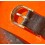 Vintage 70's Swiss Made Leather plastic waterproof leather style black color watch strap 18mm