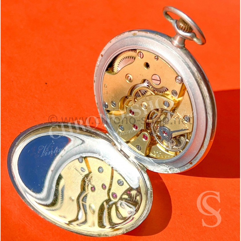 Montre Gousset LIP Mécanique Argentée - Vintage - Fonctionne Parfaitement
