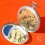 LIP Chronomètre Pocket watch mechanical movement 402 13S155 Gousset watch in chromed metal Art Deco period